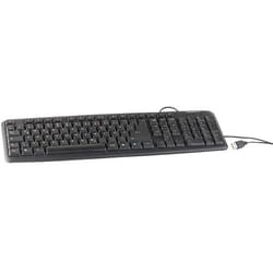 Clavier USB standard - Pearl - AZERTY - Pavé numérique - Filaire - Ergonomique