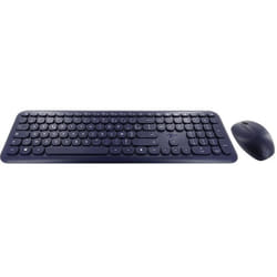 Clavier et souris sans fil - PEARL - Édition collector - Design ergonomique - 24 GHz - AZERTY