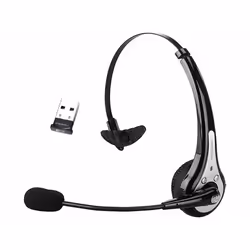Micro-casque mono - Callstel - OHS-210.mono - Bluetooth 5.0 - Portée 100m - Réduction bruit