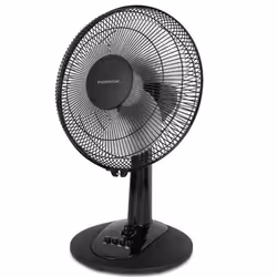 Thomson THVEL 540E, Ventilateur à lame domestique, Noir, Table, 40 cm, Boutons, 2 h