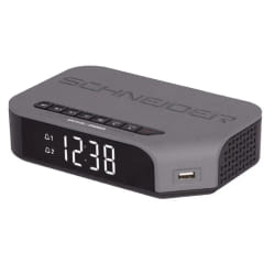 ​SCHNEIDER CONSUMER Schneider SC310ACL - Radio Despertador, Color Gris Réveil numérique