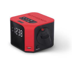 ​SCHNEIDER CONSUMER SC360ACL Réveil numérique Rouge