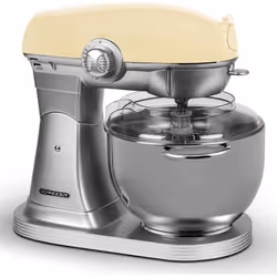 ​SCHNEIDER CONSUMER Vintage SCFP57CR robot de cuisine 1300 W 5,7 L Crème, Acier inoxydable