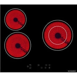 ​SCHNEIDER CONSUMER Vintage STV603 plaque Noir Intégré 60 cm Céramique 3 zone(s)