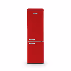 ​SCHNEIDER CONSUMER Vintage style, 249 L, N-ST, 39 dB, 3 kg/24h, E, Rouge