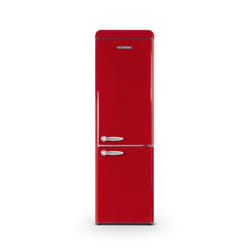 ​SCHNEIDER CONSUMER Vintage style réfrigérateur-congélateur Pose libre 249 L E Rouge