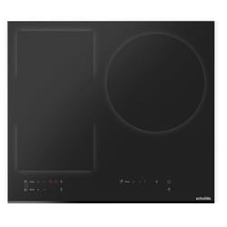 Table de cuisson induction - SCHOLTES - SOTF1510B - 3 foyers dont 1 flexible - 60 cm - Commandes sensitives