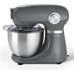 THOMSON - THFP3510G - Robot pâtissier - Bol inox (5L) - 12 vitesse + Pulse - Système planétaire - Pieds ventouses - Gris