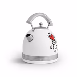 ​SCHNEIDER CONSUMER SCKE17KTECW bouilloire 1,7 L 2200 W Noir, Rouge, Argent, Blanc