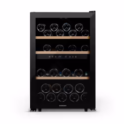 ​SCHNEIDER CONSUMER SCCV62G2, Refroidisseur de vin compresseur, Pose libre, 62 bouteille(s), 90 W, G, Noir