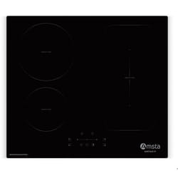 AMSTA - AMTI641F - Plaque induction - 7400W - 4 zones - 1 zone flex - Booster - Minuteur - Touches sensitives