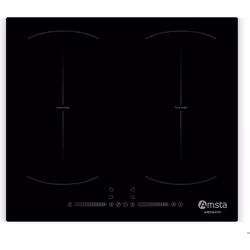 AMSTA - AMTI642F - Plaque induction - 7400W - 4 zones - 2 zones flex - Booster - Minuteur - Touches sensitives