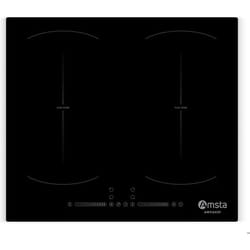 AMSTA - AMTI642F - Plaque induction - 7400W - 4 zones - 2 zones flex - Booster - Minuteur - Touches sensitives