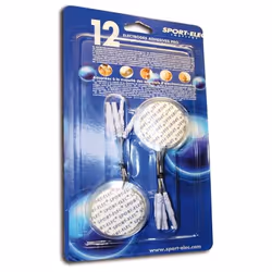 Sport-Elec 12 ELECTRODOS REDONDOS DIAMETRO 50 mm