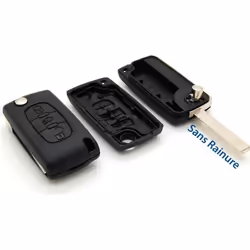 Coque clé plip bouton Phare Citroen C4 Picasso