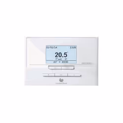 Description générale Le thermostat d'ambiance sans fil modulant Exacontrol E7R C-B de Saunier Duval est un appareil programma ...