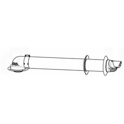 Saunier Duval - kit ventouse universel + coude