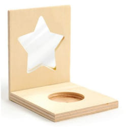 GRAINE CREATIVE 100374 bougeoir Bois