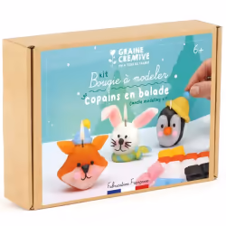 GRAINES CREATIVES Kit Bougies à Modeler