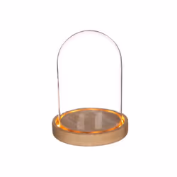 Cloche en verre lumineuse 165 cm x Ø 125 cm