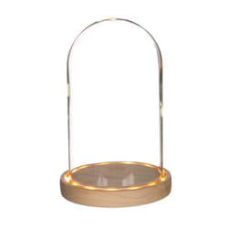 Cloche en verre lumineuse 215 cm x Ø 14 cm