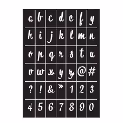 GRAINE CREATIVE 194047, Noir, Blanc, Mat, 120 mm, 180 mm, 42 pièce(s)