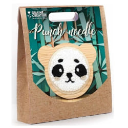 Graines Créatives Kit Punch Needle Panda