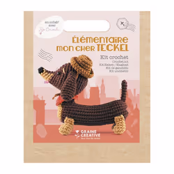 Kit Amigurumi Teckel 180mm