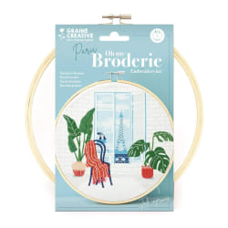 Graines Creatives Kit Broderie Partielle Paris