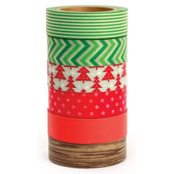 GRAINE CREATIVE 470031 scotch adhésif décoratif 10 m Marron, Vert, Rouge