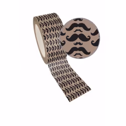 PW International Tape Deco Moustache, 14 an(s), Papier, Beige, Noir, 1 pièce(s)