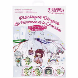 PW International Plastique Dingue - La Princesse Et Le Chevalier, 8 an(s), Plastique, Multicolore, 45 pièce(s)