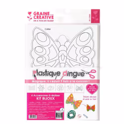 PW International Plastique Dingue Bijoux, 6 an(s), Plastique, Multicolore, 6 pièce(s)
