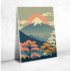 Graines Creatives Peinture au Numéro - Mont Fuji - 30x40 cm
