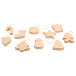 GRAINE CREATIVE 650210 décoration de Noël Décoration de noël traditionnelle Marron 10 pièce(s)