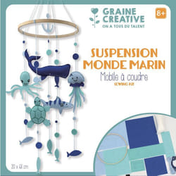 Mobile pour bébé en feutrine à customiser Locéan