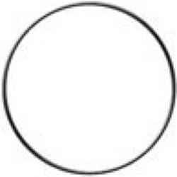 Cercle attrape rêve - Graine créative - Métal - Noir - Ø 25 cm - Fabriqué en France