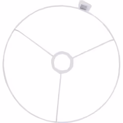 Armature abat-jour cercle avec bague Ø 35 cm