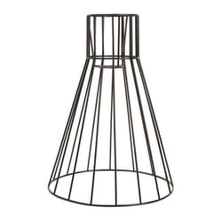 Abat-jour jupon noir 33 x 25 cm