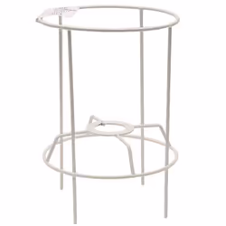 Carcasse abat-jour - Graine créative - Cylindrique - Blanc - 12 x 12 x 17 cm - Intérieur