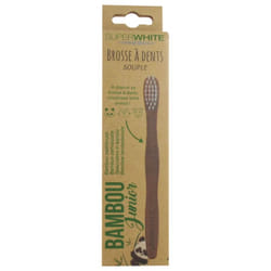 Superwhite Brosse à Dents en Bambou Souple Junior