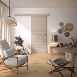 Kit Porte Coulissante - OPTIMUM - VERONE2 - H 204 x 83 x 36 cm MDF Haute qualité Installation facile