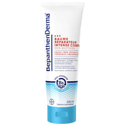 Bepanthen Derma Baume Réparateur Intense Corps Peaux Très Sèches à Tendance Squameuse 200 ml