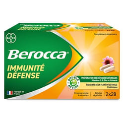 Berocca Immunité Défense Préparation Défenses Naturelles 2 x 28 Gélules Végétales