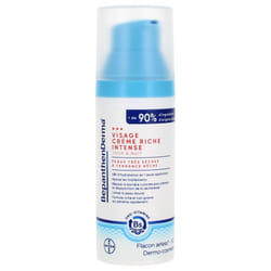 Bepanthen Derma Crème Riche Intense Visage Peaux Très Sèches à Tendance Rêche 50 ml