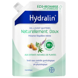 Hydralin Gel Lavant Quotidien Naturellement Doux Éco-Recharge 400 ml