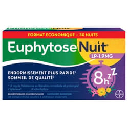 Bayer Santé Euphytose Nuit LP 1,9 mg 30 Comprimés