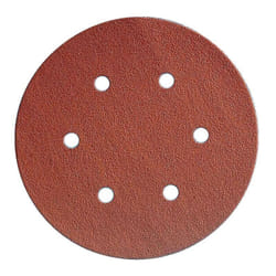 Abrasifs en disques 6 trous papier corindon KP131 diamètre 150 mm grain 120 en boîte de 100 - VSM