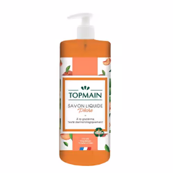 TOPMAIN PV25536005, Mains, Savon liquide, Flacon pompe, Orange, Glycérine, 500 ml