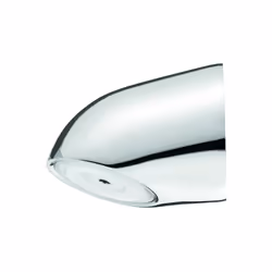 Pomme de douche fixe. Grille fixe. En laiton chromé. Alimentation encastrée mâle 1/2" (15 x 21) avec queue filetée longueur 2 ...
